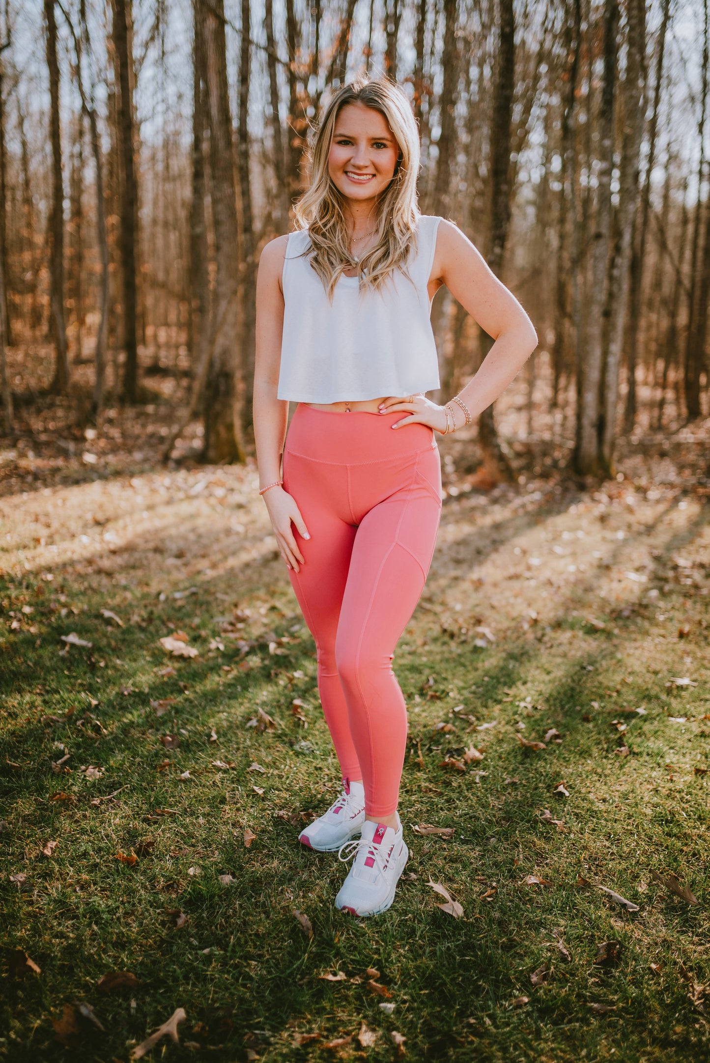 Desert Rose Athletic Leggings