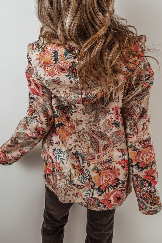 Paisley Hooded Jacket